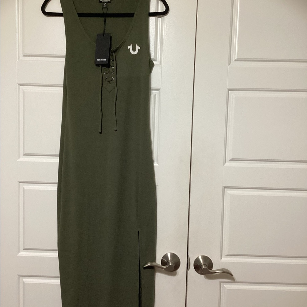 True Religion Olive Green Women's Dress